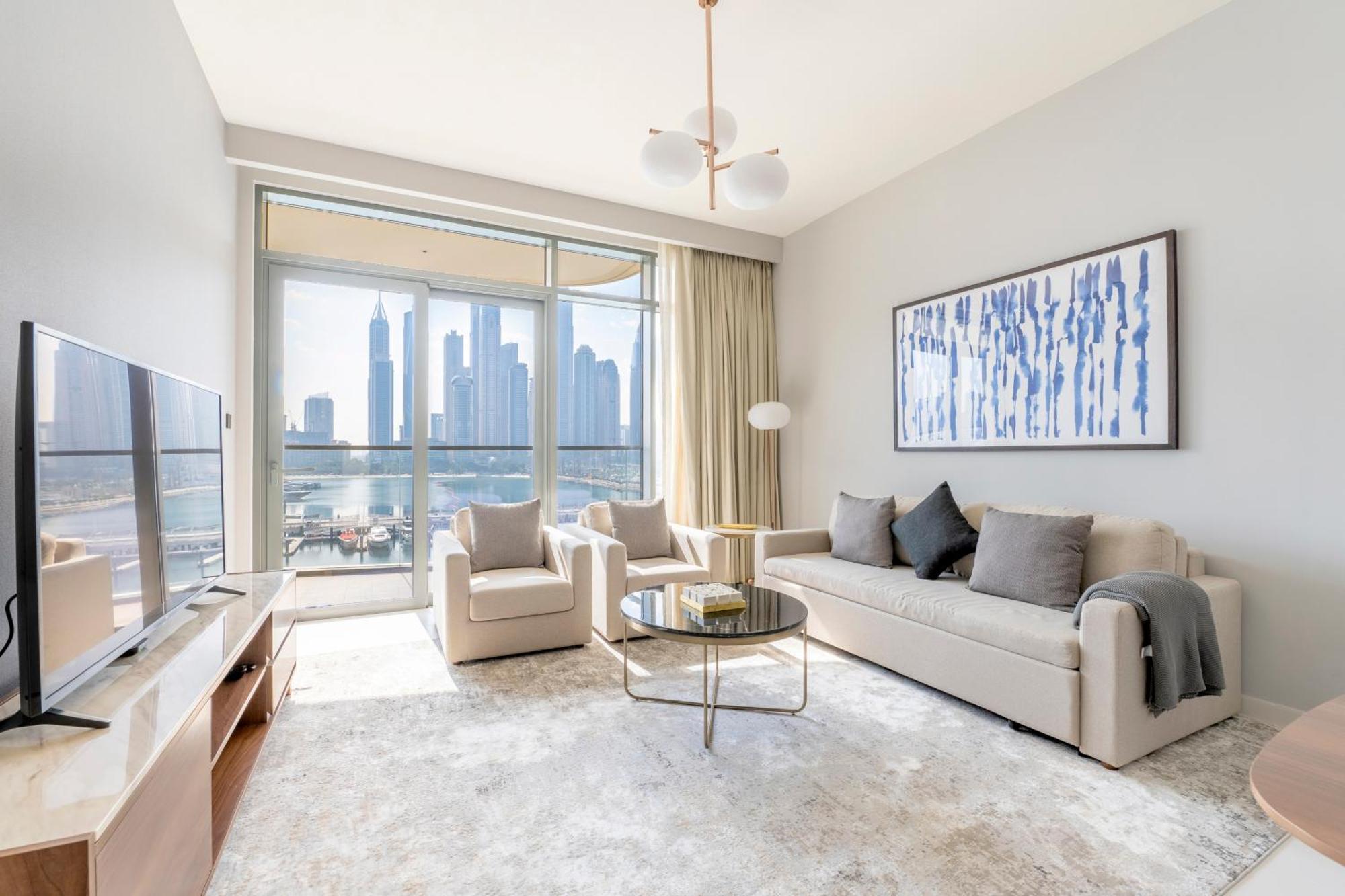 Ultra Luxury Emaar Beachfront - Private Beach And Pool Dubai Exteriör bild