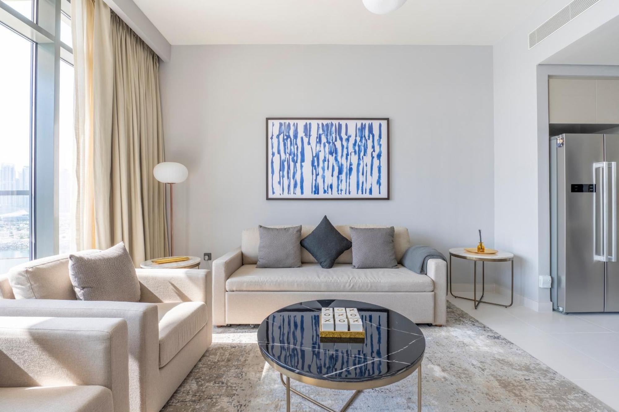 Ultra Luxury Emaar Beachfront - Private Beach And Pool Dubai Exteriör bild